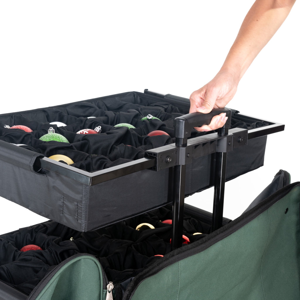 Village Lighting Company Adjustable 5 Tray Ornament Storage Bag (Telescoping Height)